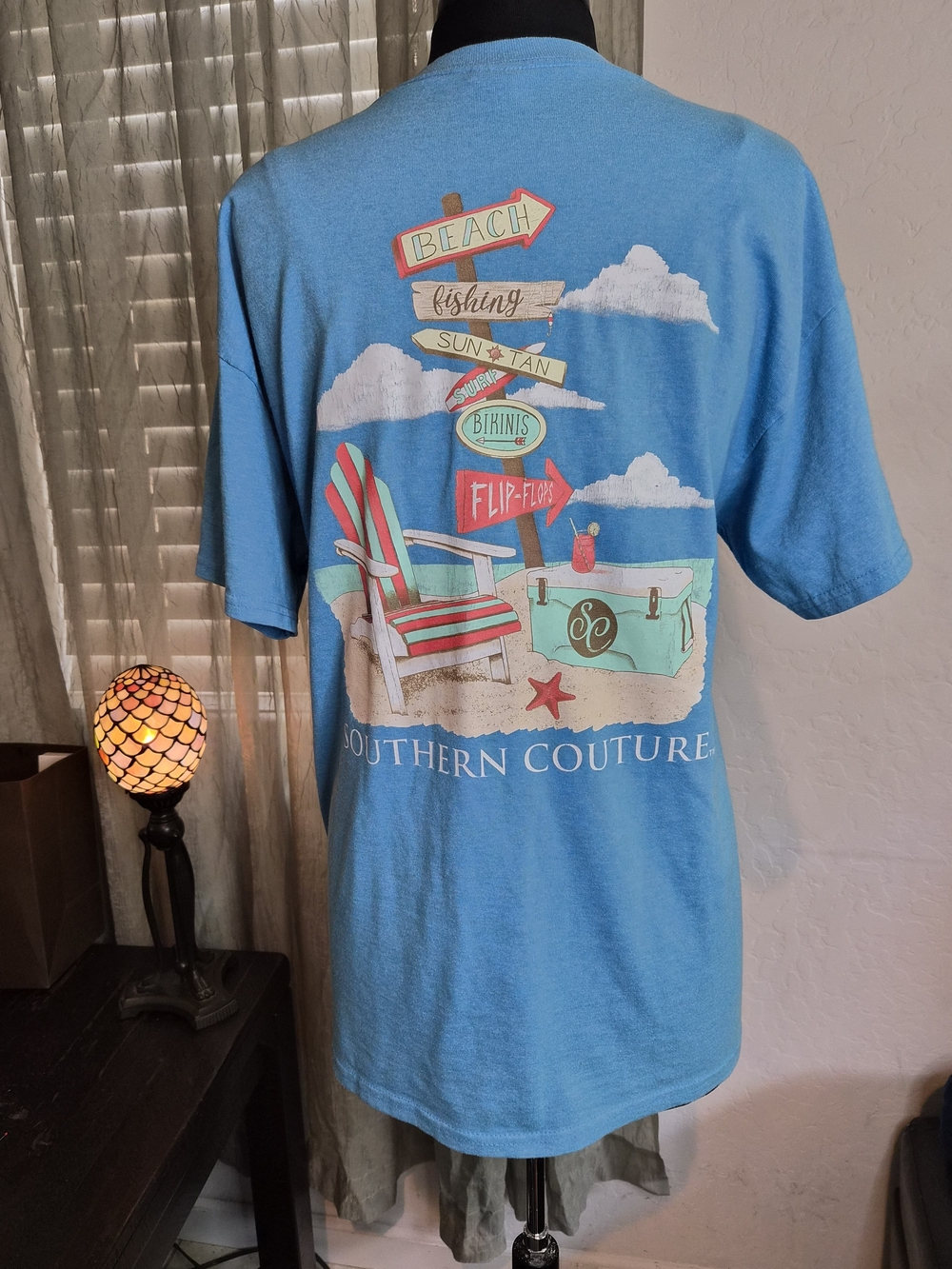 Simply Southern Beach Sign Relaxed-Fit Short Sleeve Women's T-Shirt #0252